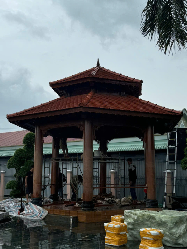 Nhà chòi lục giác - Nhà Gỗ Vina - Công Ty Cổ Phần XNK Al Metal